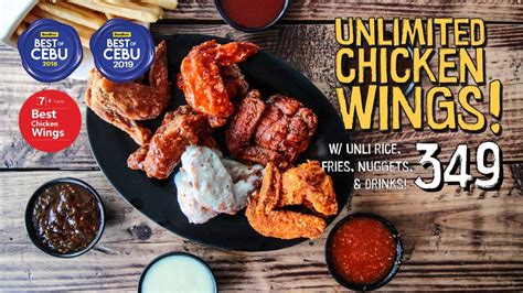 unli wings cebu|UNLIMITED CHICKEN WINGS. 17 .